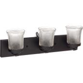 Applique murale «Mïso» à 3 lumières, 60 W, noir mat