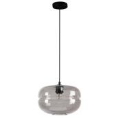 Lumirama Pendant - 1-Light - Smoked Glass - 12'' x 12''