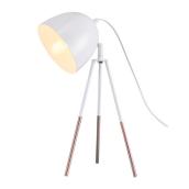 Lumirama Gaga Tripod Lamp - Metal - White and Copper
