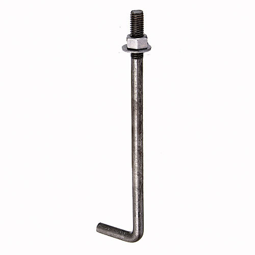 15 1//2” Foundation J anchor bolts 12” With Nut