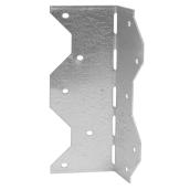 Cornière ajustable en acier, 2 1/4" x 2 1/4" x 6 7/8", 50/pqt