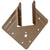 Ancrage en acier plaqué or de 1 9/16" x 5 1/4", boîte de 5