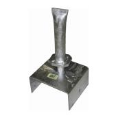 Base de poteau à hauteur réglable « Série APB », 6 x 6 po