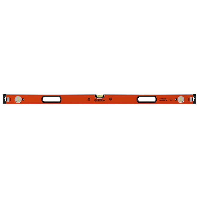 Johnson 48-in Heavy Duty Aluminum Level - Orange