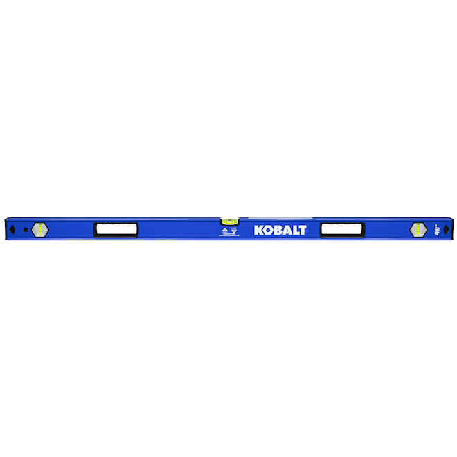 Niveau à cadre en aluminium robuste de 48 po Kobalt, bleu