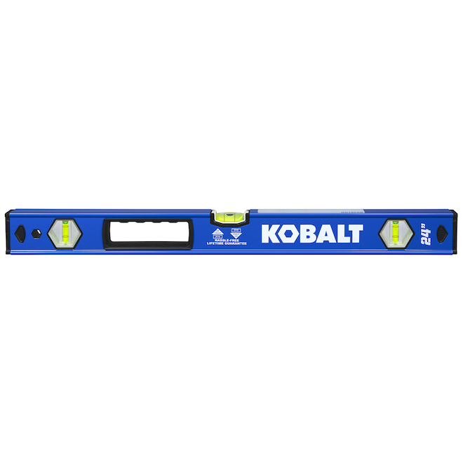 Kobalt 24-in Heavy Duty Aluminum Frame Level - Blue