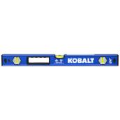 Kobalt 24-in Heavy Duty Aluminum Frame Level - Blue