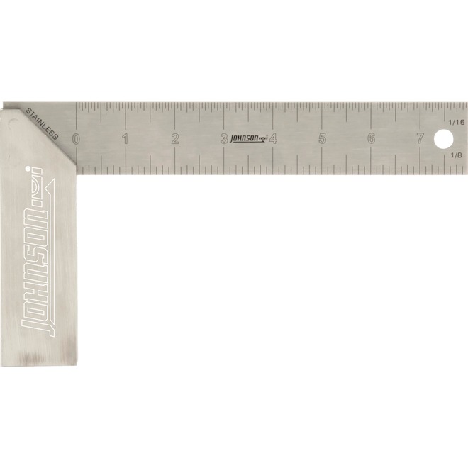 Johnson Level 8-in Aluminum Try Square