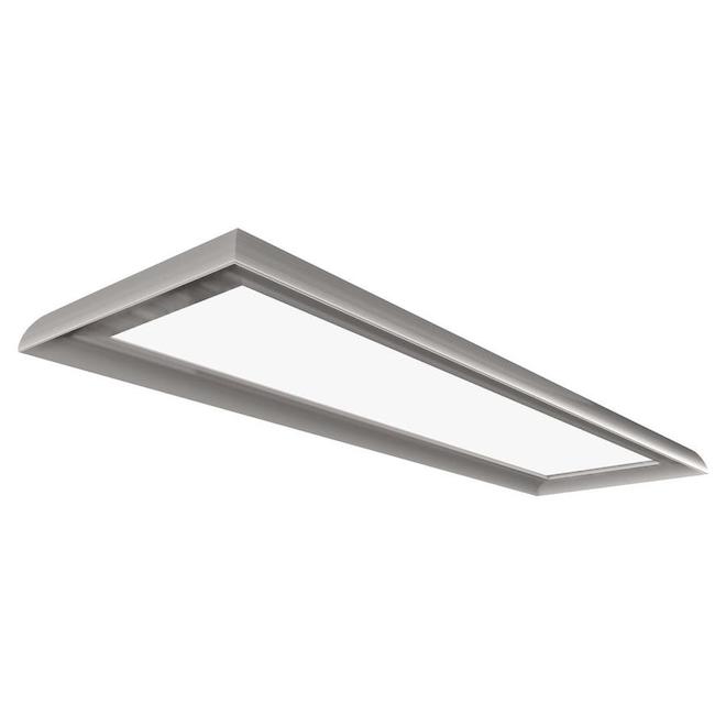 GOOD EARTH LIGHTING Tacoma 16.125-in W Pewter Integrated Flush Mount Light