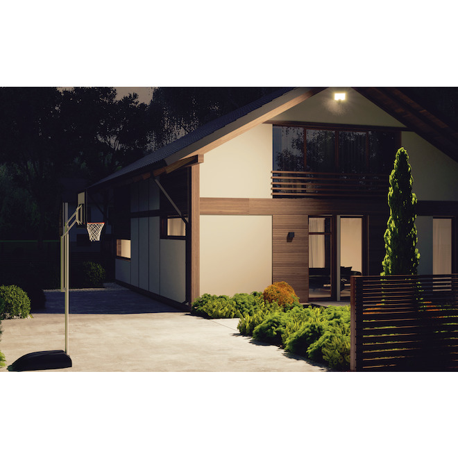 Good Earth Lighting 200-W Security LED Light with Motion Sensor - Aged Bronze