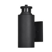 Good Earth Lighting Black Outdoor Motion Sensor Wall Sconce - 150° -  10-in