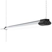 VALU+ 4-ft LED Hanging or Flush Mount Shop Light w/ Chains and Outlet
