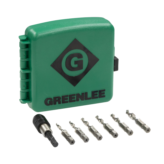 Greenlee 6 32 To 14 20 Drill Tap Set 6 Piece Dtapkit Rona
