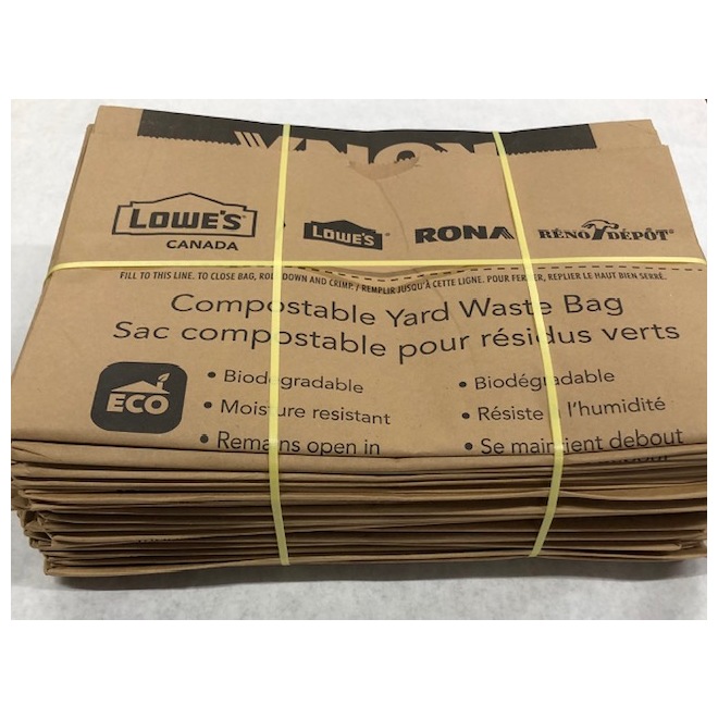 Duro Bag 2-Ply Compostable Lawn and Leaf Bags - 30-gal - 25-Pack