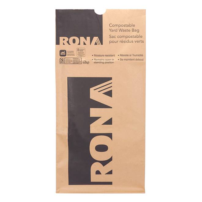 RONA Compostable Yard Waste Bags - 25/Pack