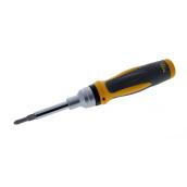 IDEAL Ratch-A-Nut 9-in-1 Ratcheting Screwdriver with Driver Bits and Wire Connector Wrench