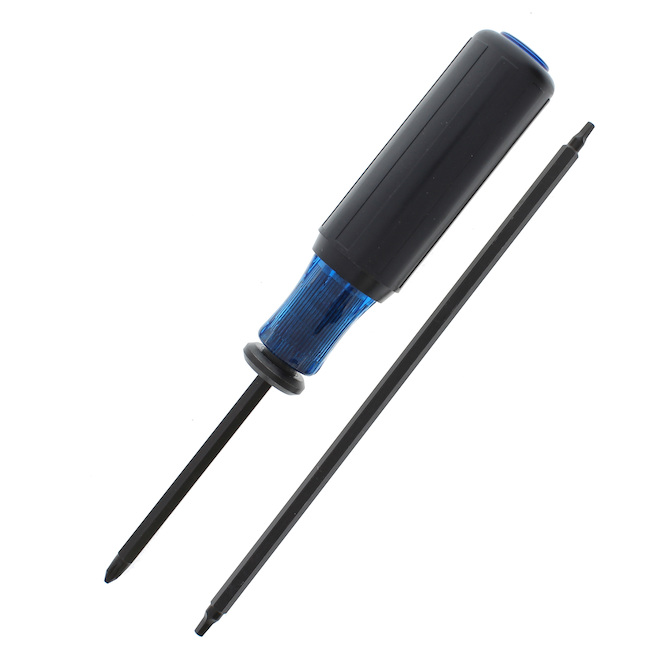 IDEAL Extendable Screwdriver with 2 Double-Sided Blades - 4 to 8-in