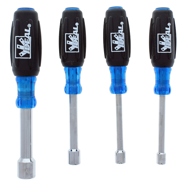 IDEAL 4-PC Magnetic Nut Driver Set