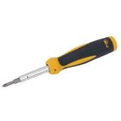 IDEAL 7-in-1 Screwdriver/Nut Driver with Cushioned Grip and Multiple Bits