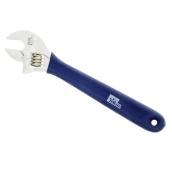 IDEAL Adjustable Steel Wrench with Extra Wide Jaws, 10-in