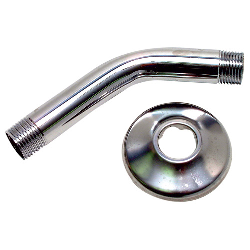 Shower Arm and Flange - Chrome-Plated