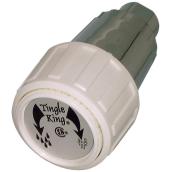 Pommeau de douche Master Plumber, Tingle King, plastique, blanc