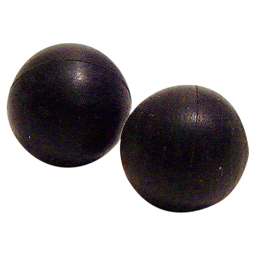 Billes obturatrices en plastique, 3/8", 2/pqt, noir