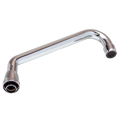 Image of Master Plumber | Spout With Nylon O-Ring Spout - Waltec 76541-1 - 8", Brass | Rona