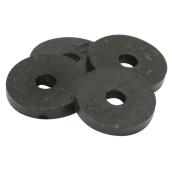 Flat Faucet Washer - 5/8" x 13/16" - 4/Pack - Black