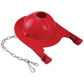 Clapet en caoutchouc rouge 3 1/4