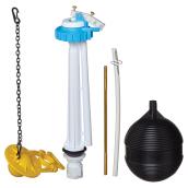 Trousse de réparation pour réservoir de toilette Master Plumber, anti-siphonnement, tube de remplissage de 10 po x 9 po