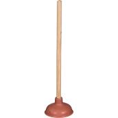 Cobra Tools Red Plunger - Wood and Rubber - 5'' x 21''