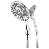 Delta In2ition 2-in-1 Shower Head - 4 Spray Settings - Chrome Finish - 2-gal./min at 80 psi