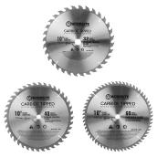 Set of 3 Circular Saw Blades - 10