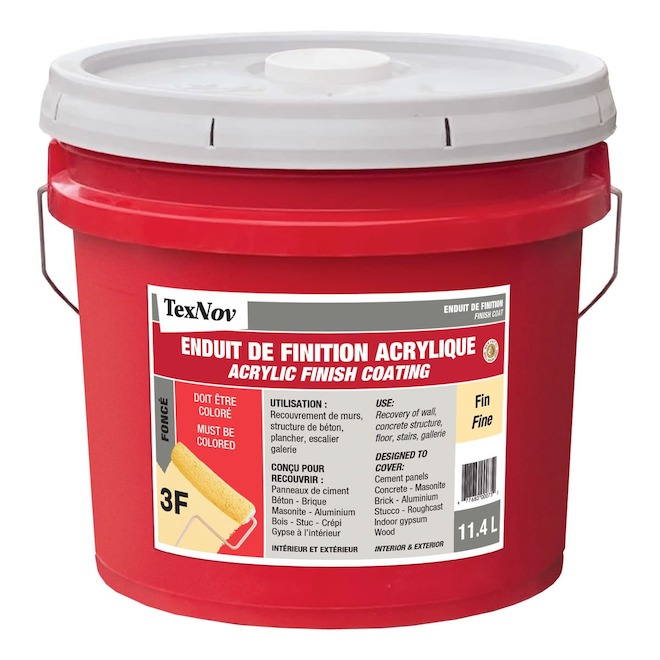 TexNov 11.4-L Acrylic Fine Dark Finish Coating to be Coloured