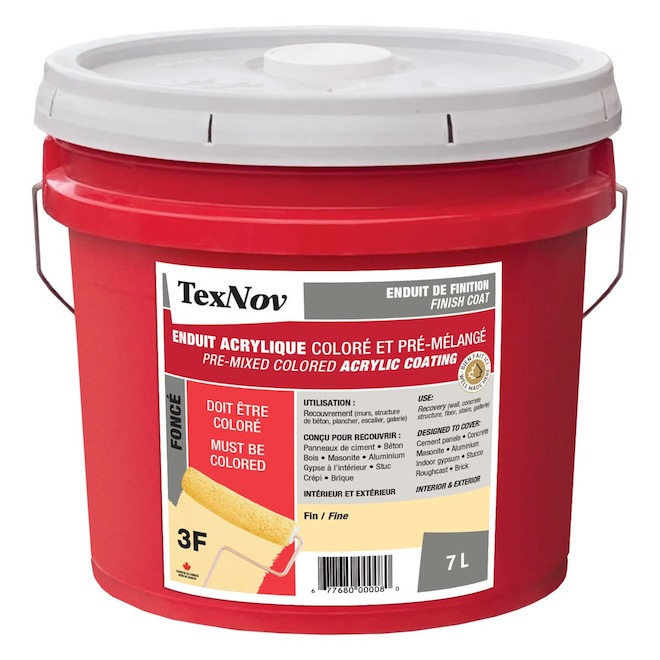 TexNov 7-L Acrylic Fine Dark Finish Coating to be Coloured