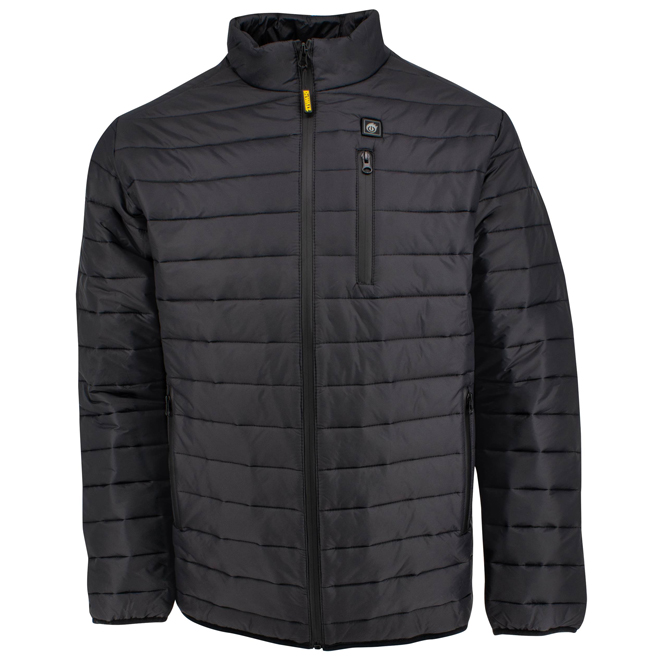 DEWALT Puffer Heated Jacket in Black Polyester - 2X Large