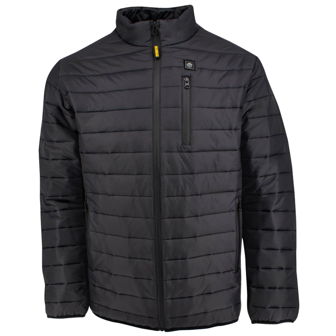 DEWALT Puffer Heated Jacket in Black Polyester - Large