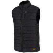 DEWALT Puffer Heated Sleeveless Vest in Black Polyester - XX Large