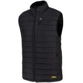 DEWALT Puffer Heated Sleeveless Vest in Black Polyester - X Large