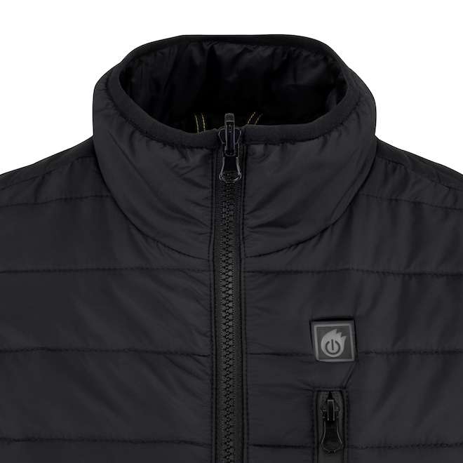 DEWALT Puffer Heated Sleeveless Vest in Black Polyester - X Large