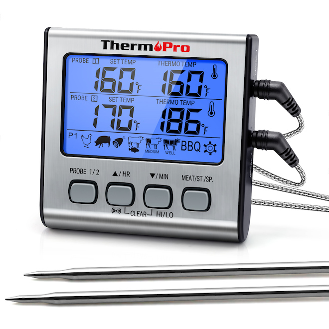 Thermomètre de cuisine, thermomètre numérique numérique avec sonde