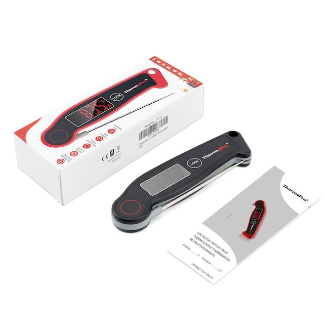 ThermoPro Termocouple Sensor Digital Black Thermometer