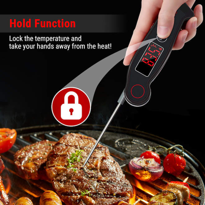 ThermoPro Termocouple Sensor Digital Black Thermometer