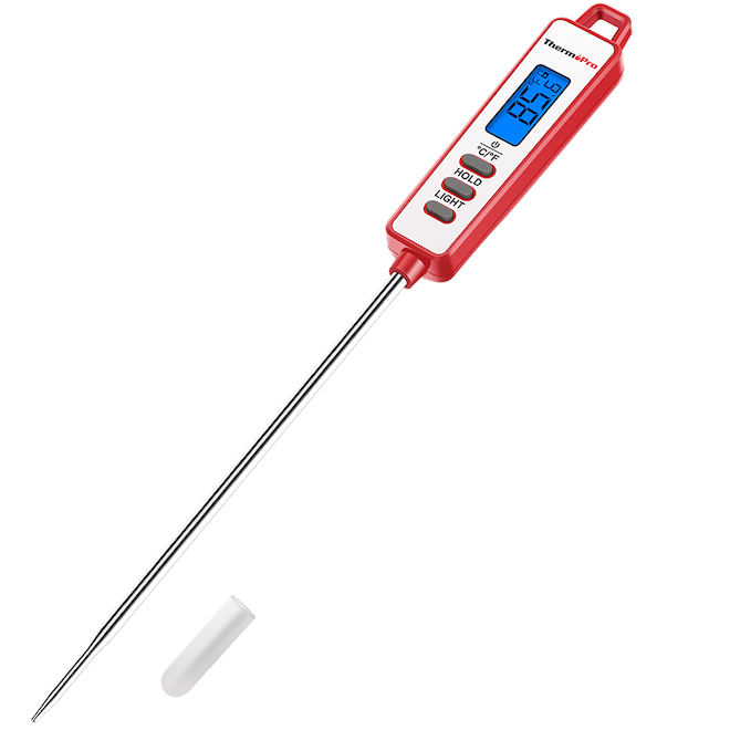 Thermomètre de cuisine numérique Thermopro, rouge