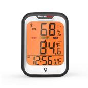 Thermomètre et hygromètre de précision Bluetooth ThermoPro rétroéclairé avec horloge