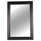 Wall Mirror - Glass and MDF - 24'' x 36'' - Black