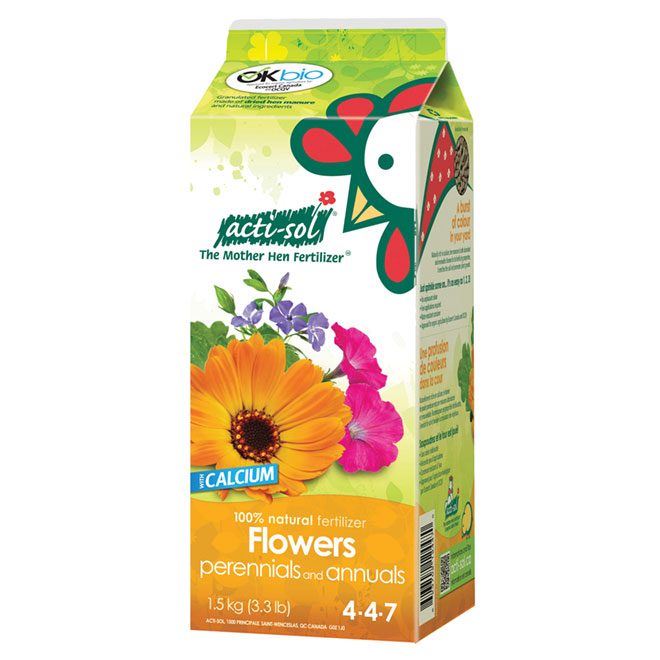 Perennials and Annuals Fertilizer -  4-4-7 - 1.5 kg