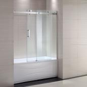 OVE Decors Judy Bathtub Door - 60-in - Tempered Glass and Chrome