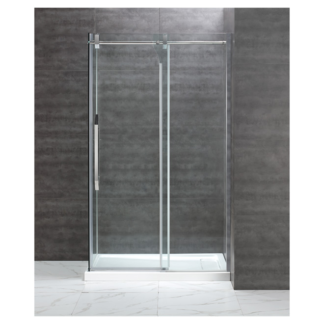 Ove Decors Antigua Sliding Shower Door 48 Clear Chrome Antigua48gp Rona Ove Decors Antigua Sliding Shower Door, Ove Decors Sliding Shower Door